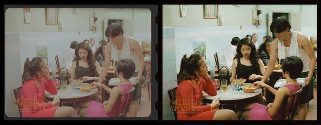 A scene from Eric Khoo's Mee Pok Man (1995) restored by Mocha Chai Laboratories 